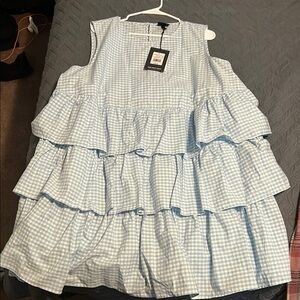 Blue Gingham Dress